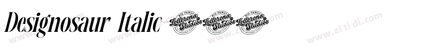 Designosaur Italic字体转换 Designosaur Italic字体转换